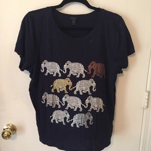 J. Crew Elephant T-Shirt